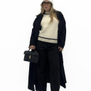 pantalone modello balloon alcantara